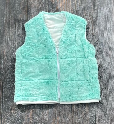 Weighted vest kids Luxe minky Sky Blue - image1